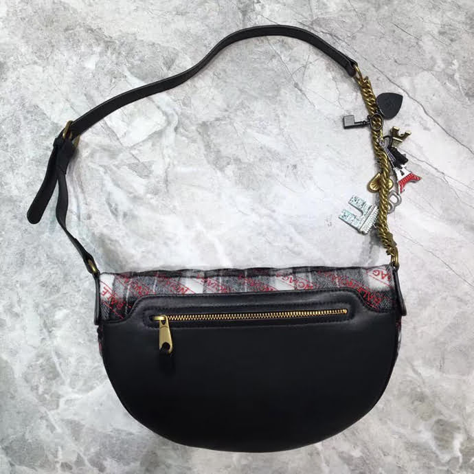 BALENCIAG巴黎世家 新品 Souvenir系列腰包 單肩包 鐵塔掛繩  BL1738